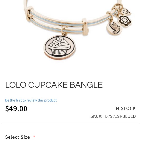 Gold cupcake Lolo bangle! - Picture 4 of 4